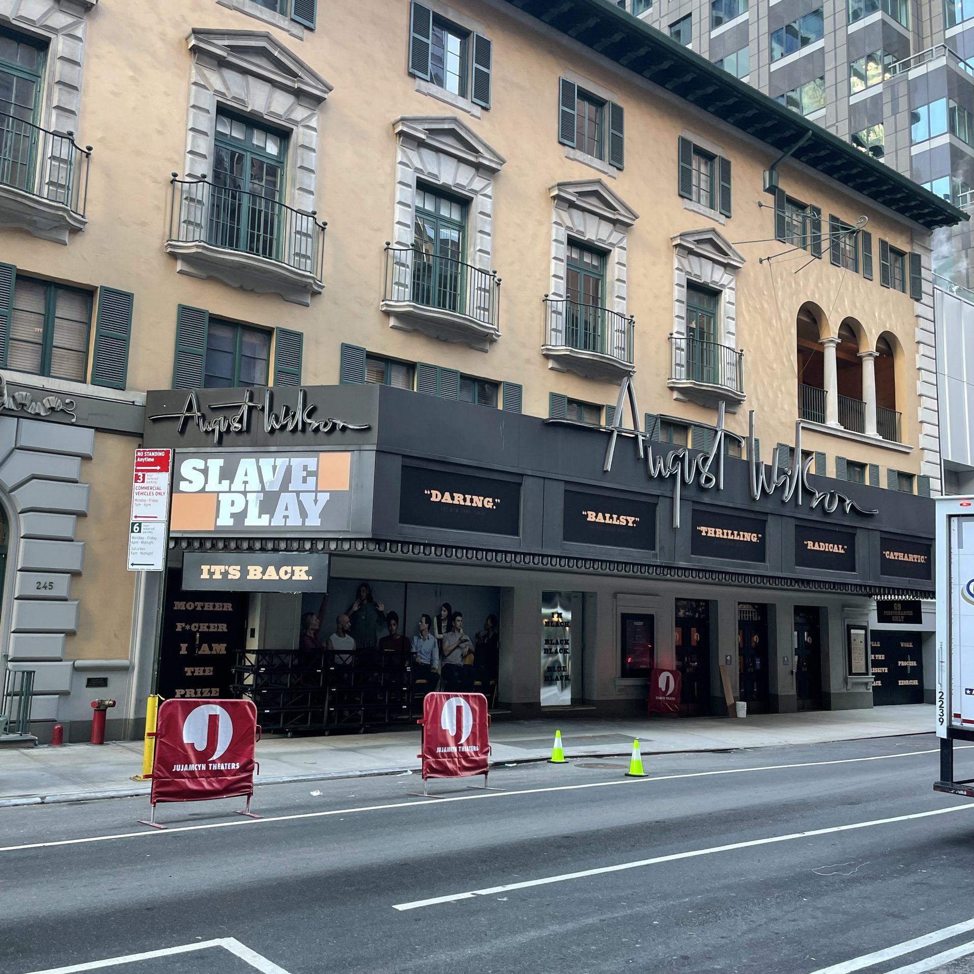 HISTORICAL AUGUST WILSON THEATRE IN NEW YORK